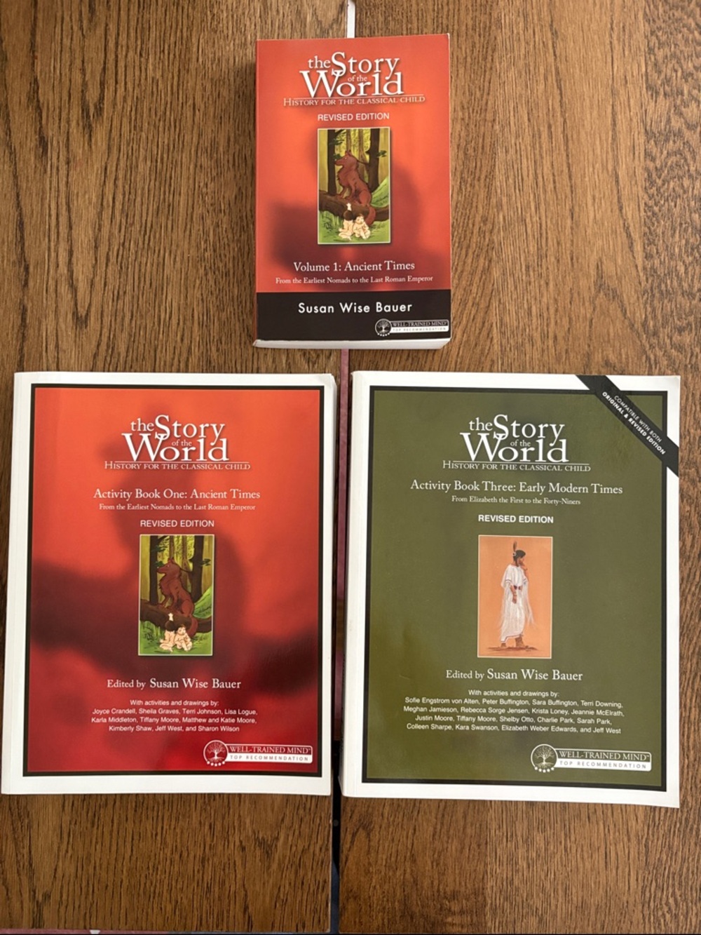 The Story of the World Book One & Three Activity Books Volume 1 Book Homeschool